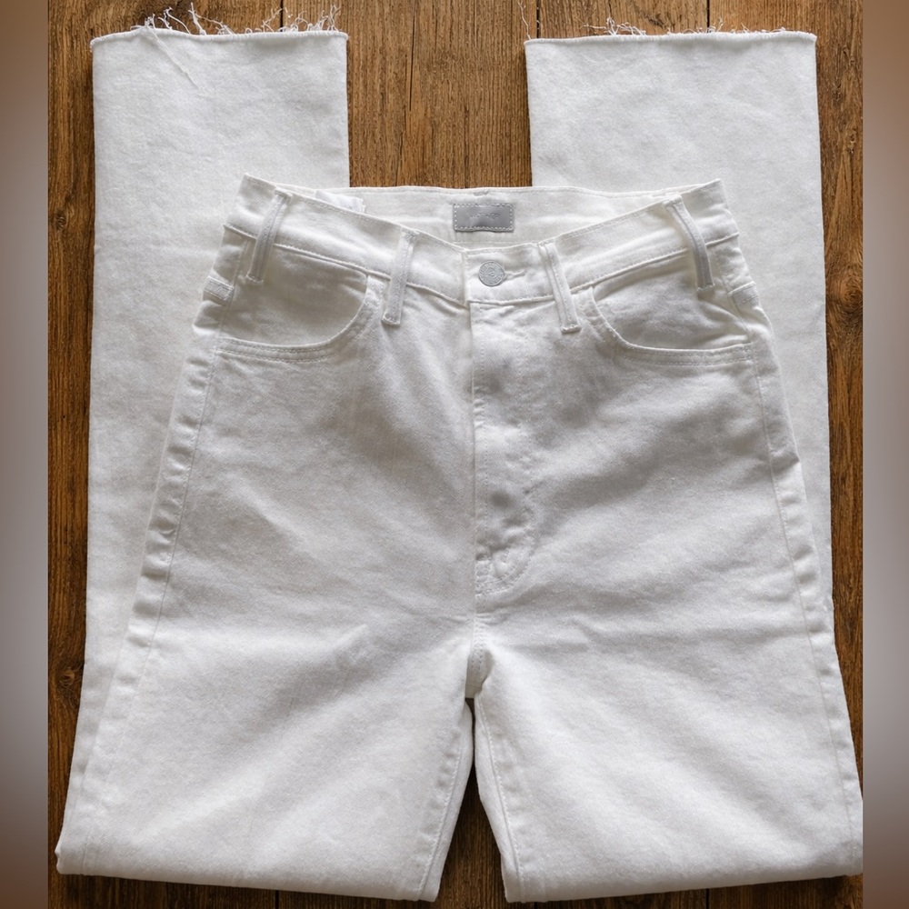 MOTHER The Hustler Ankle Fray Jeans